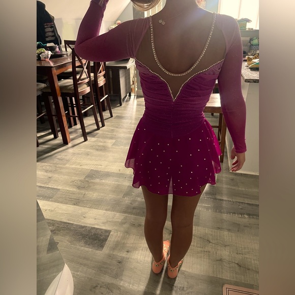 Figure skating competition dress adult Small - Picture 3 of 4